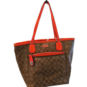 Coach Neon taxi Tote No M1421-F34080 with COA